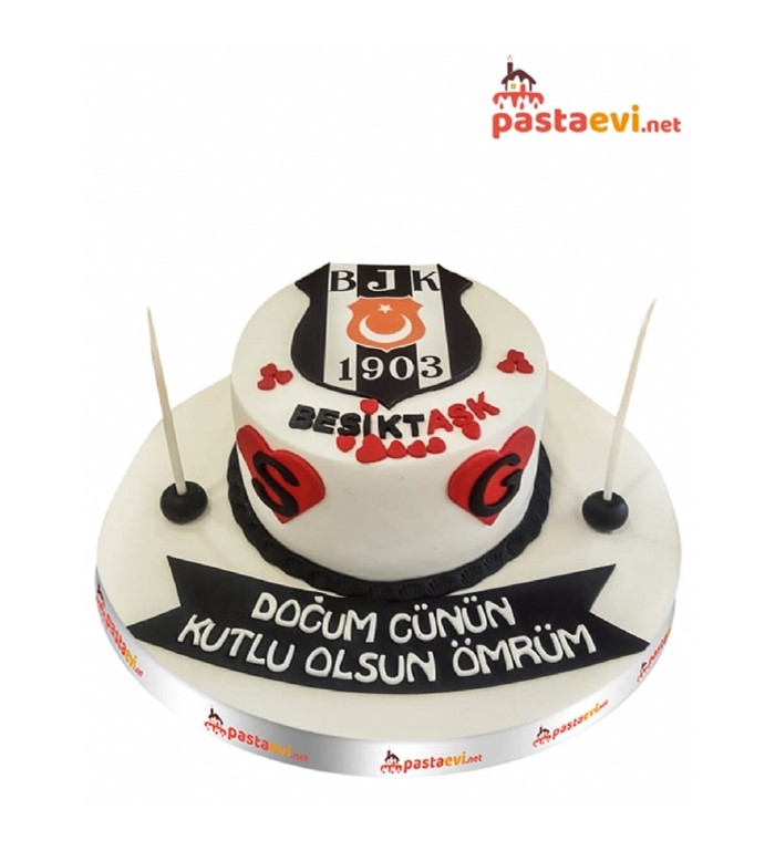 beşiktaşlı pasta, futbolcu pastası, taraftar pastları
