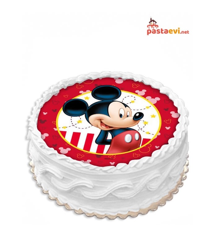 mickey mouse pastası, çizgi film pasta modelleri 