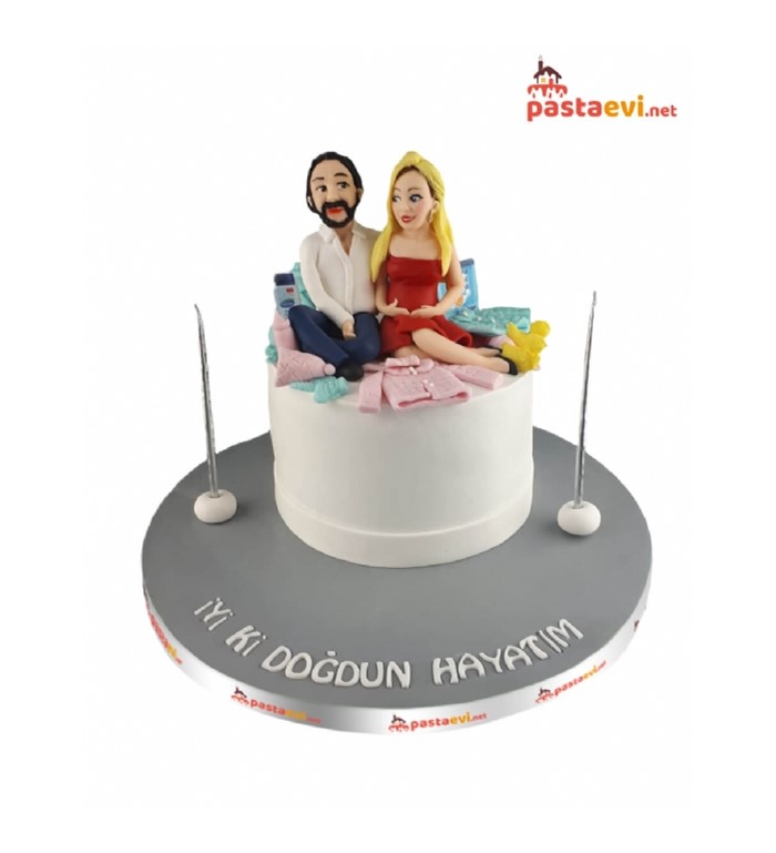 anne pastası, yeni doğum pastası, bebek karşılama pastası
