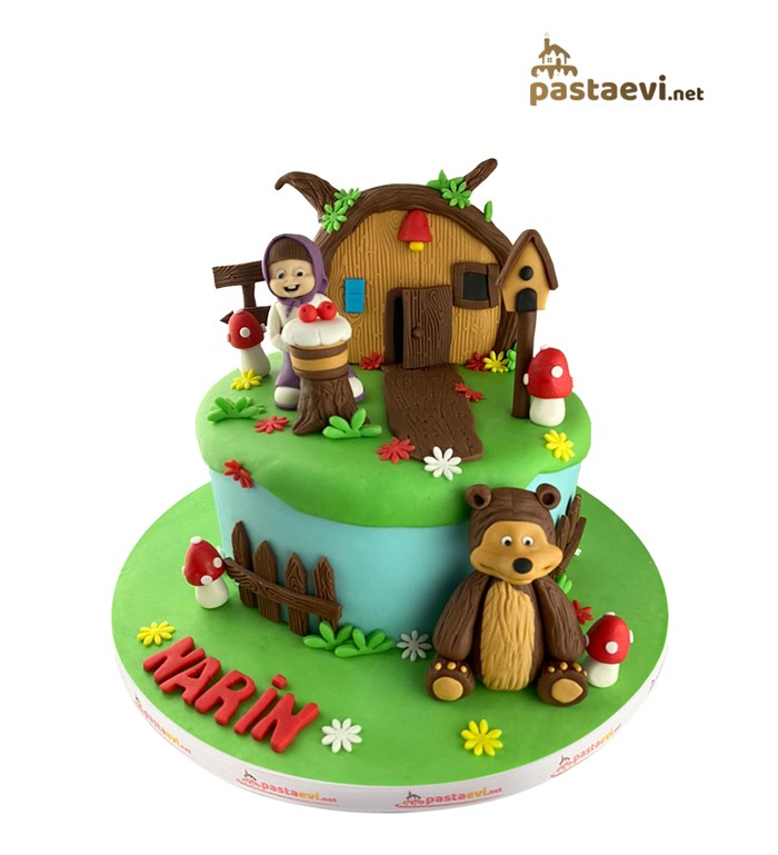 Masa Ve Koca Ayi Butik Pasta Dogum Gunu Pastasi Pasta Evi