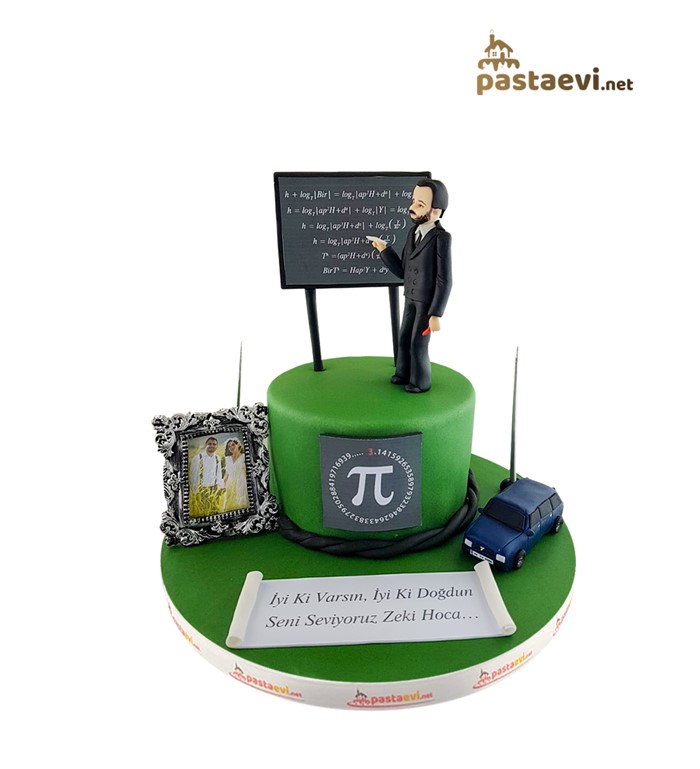 matematik öğretmeni pastası, matematik öğretmeni pasta model