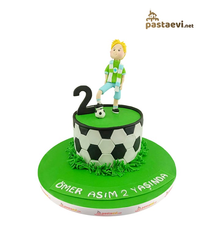 futbolcu pastası, rakamlı pastalar, erkek çocuk pastaları