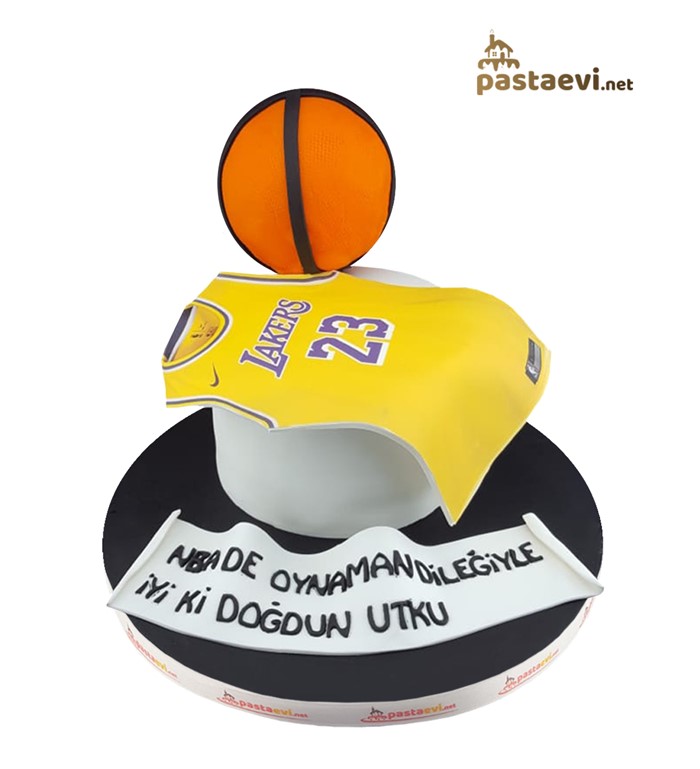 Basketbol Temalı Doğum Günü Pastası Online Pasta Siparişi Sitesi