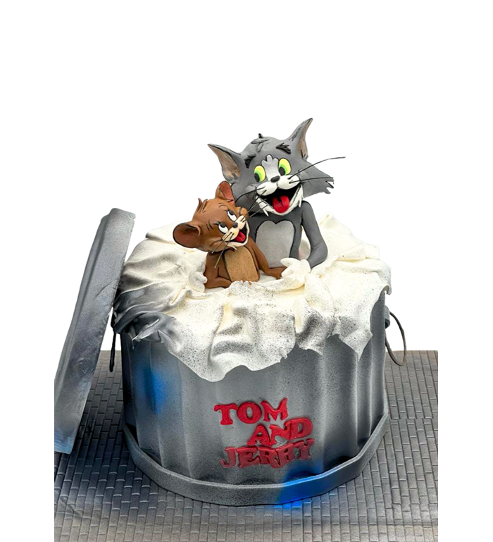 kedi-fare pastası, Tom Jerry, çocuk doğum günü pastası