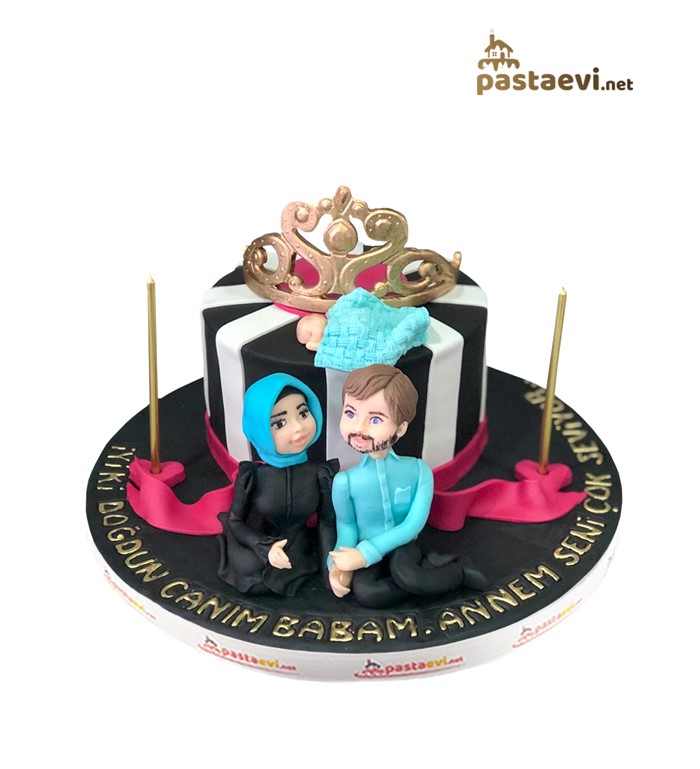 aile figürlü, anne pastası, baba pastası, anne baba özel