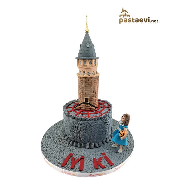 galata  kulesi, istanbul pastası, sevgili pastası
