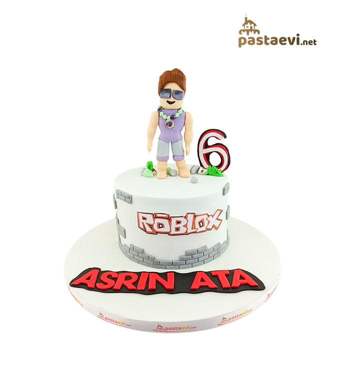 roblox pastası, çizgi film pastası, gençlere pasta 