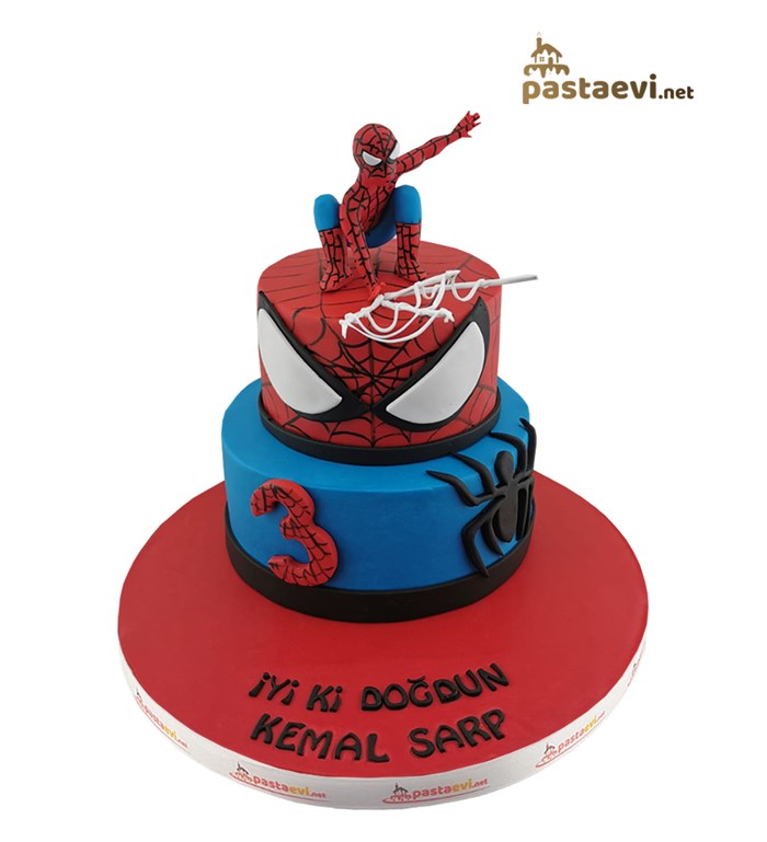 örümcek adam, spiderman, örümcek adam pasta modelleri