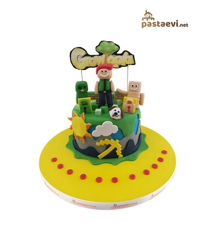 Growropia, oyuncu pastası, erkek çocuk pastası