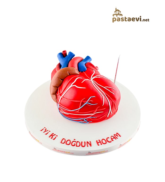 kalp doktoru, doktor pastası, meslek pastası, özel tasarım