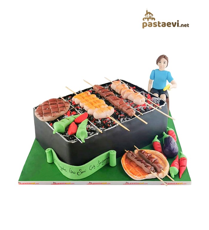 mangal partisi, doğum günü pastası, farklı konseptler
