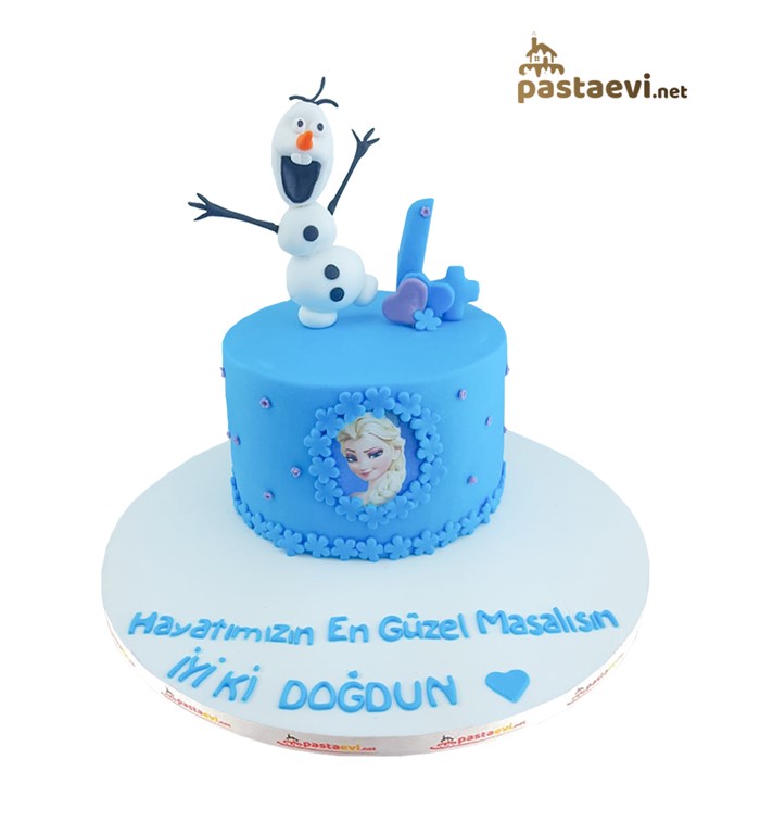 olaf, rakamlı olaf, rakamlı pastalar, çizgi film pastası