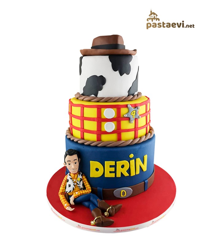 oyuncak hikayesi, toy story, woody figürlü pasta, hayvanlar