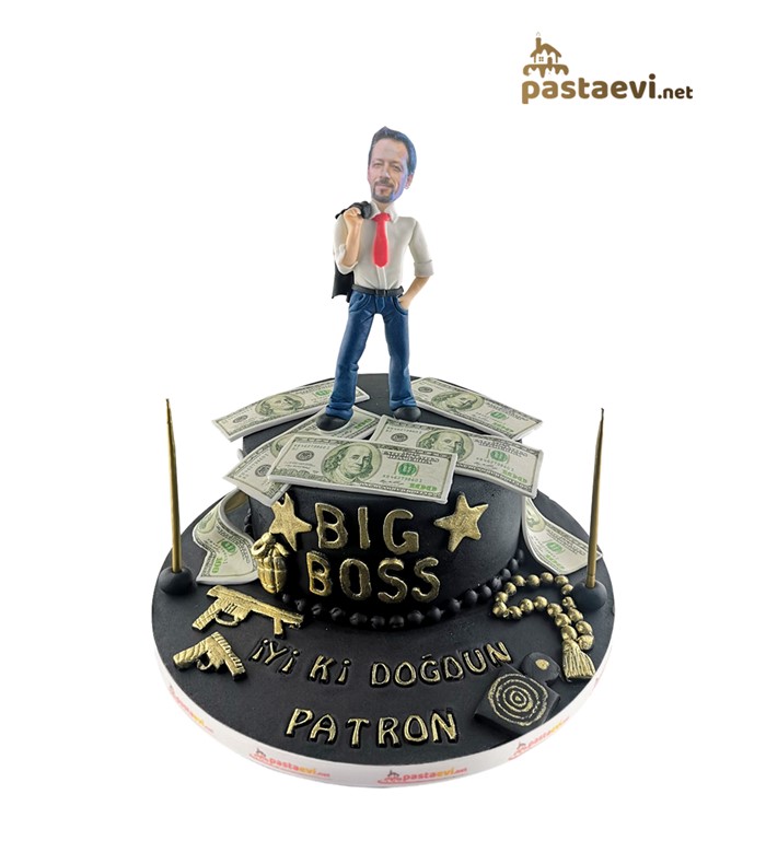 patron pastası, big boss pastası, özel tasarımlı pasta