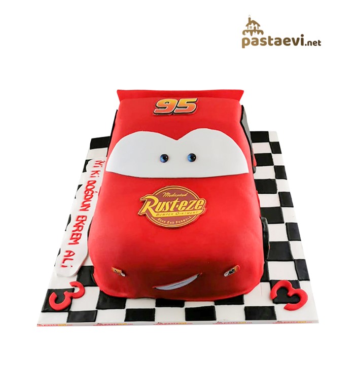 Şimşek Mekkuin, arabalar, arabalı pasta, doğum günü pastası