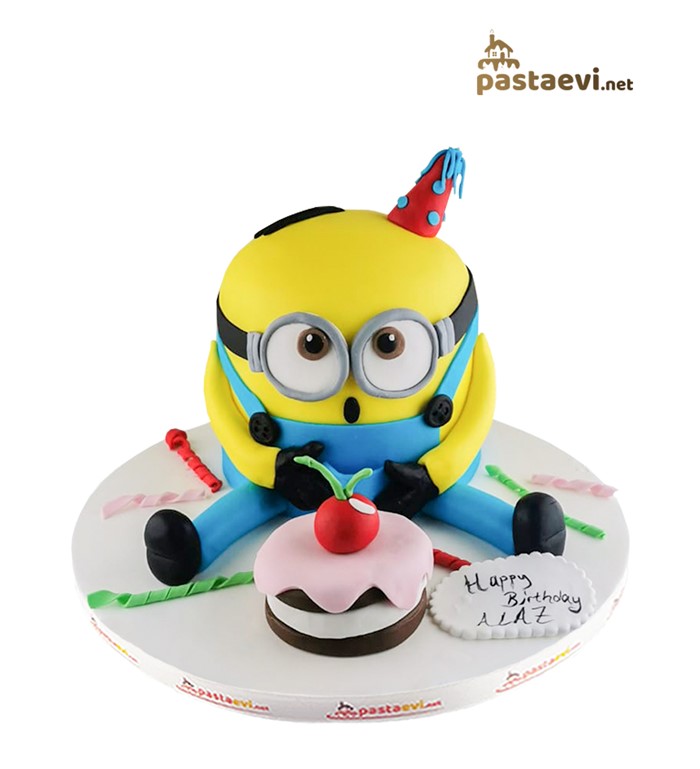 minion, çılgın hırsız, çizgi film pastası, doğum günü pasta