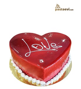 kalpli pasta, çikolatalı kalpli pasta, doğum günü pastası