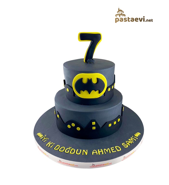 rakamlı pasta, batman pastası, batman pasta modelleri