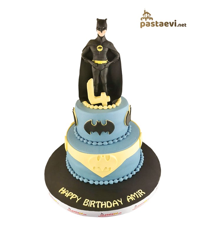 Süper Kahraman Batman Butik Pasta Online Pasta Siparişi Sitesi