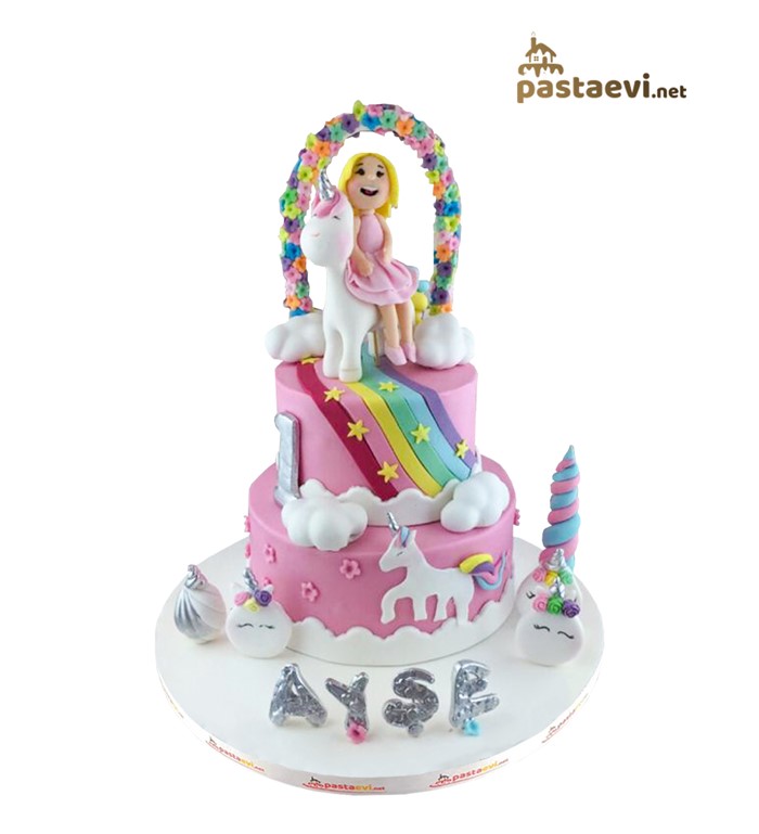 yaş günü, 1 yaş günü, bir yaş günü, unicorn, kız çocuk