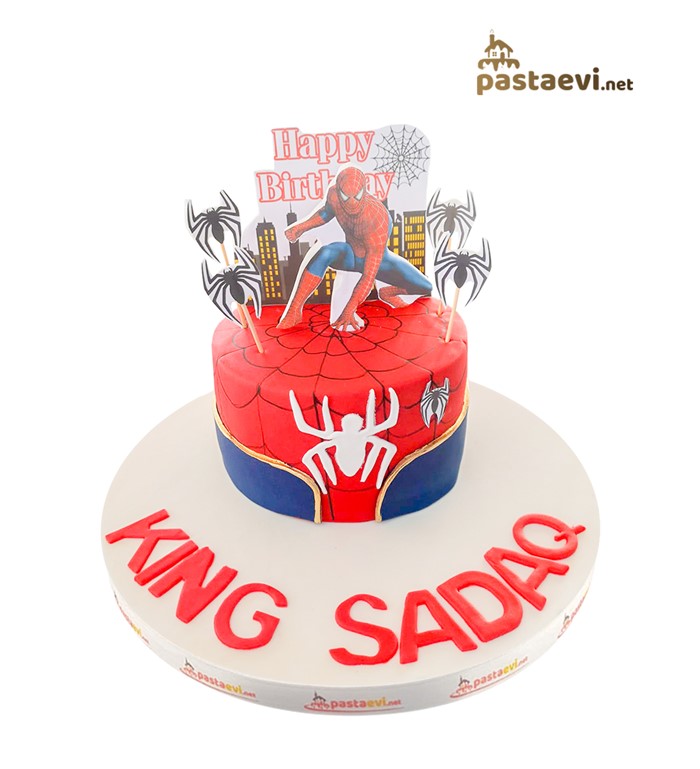 Örümcek Adam, spiderman, erkek çocuk pastası, film pastası