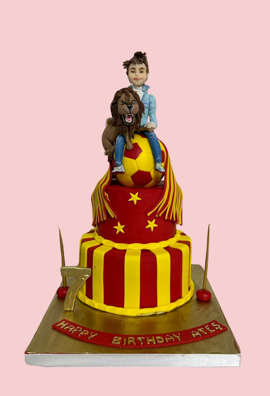 Vahşi Galatasaray Doğum Günü Pastası