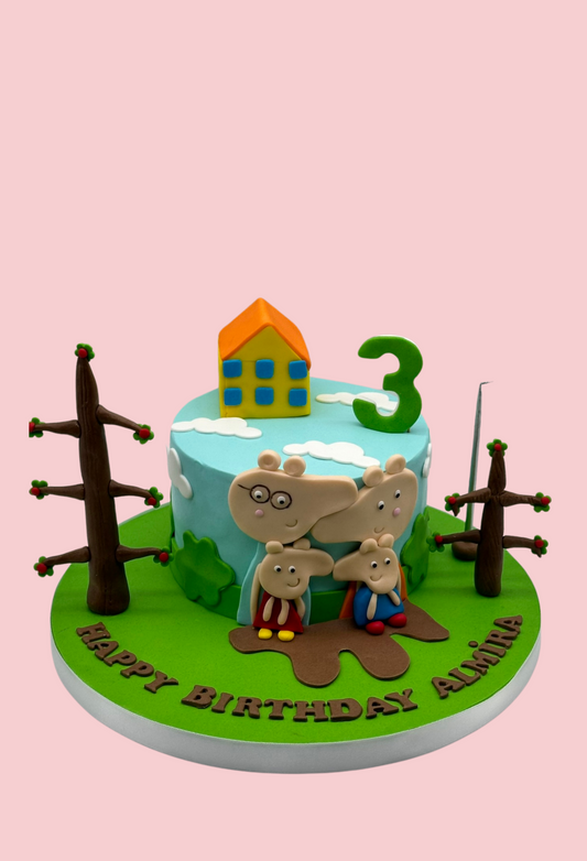 Peppa Pig Doğum Günü Pastası