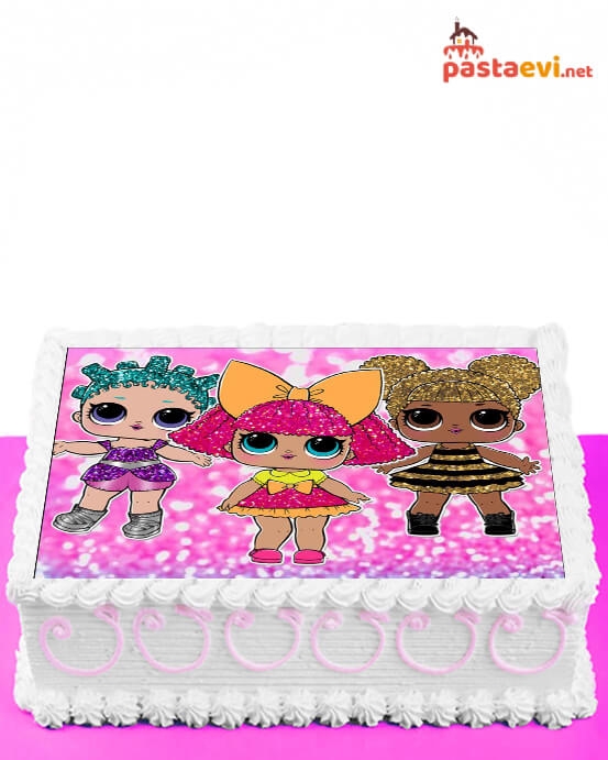 Lol Bebek Resimli Pasta istanbul